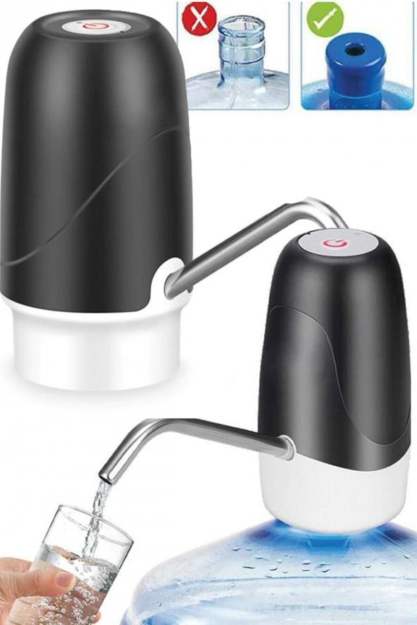 Usb Ile Şarj Edilebilir Elektrikli Otomatik Damacana Su Pompası