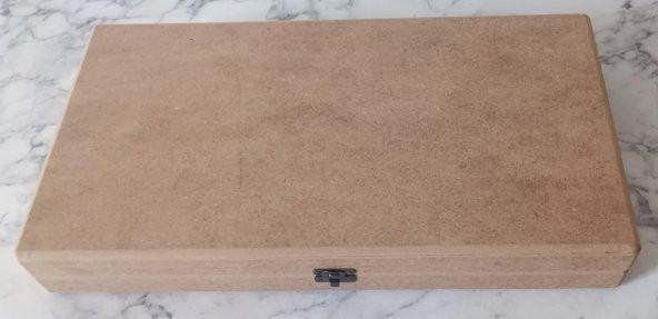 Hobi ADN 90209 Tavla Sandık Kutu Ahşap MDF HAM Model Kutuda Sevk El yapım - 3