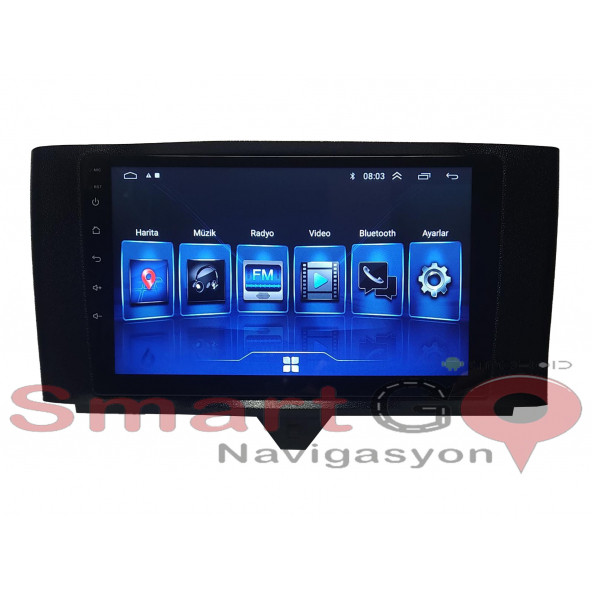 MERCEDES SMART FORTWO 9" 2011/2015 4GB MULTİMEDYA - Resim 2