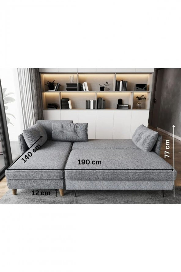 ORJİNHOME İnova Köşe Koltuk Takımı (sandıklı) - İstediğin Köşeyi Seç - 3