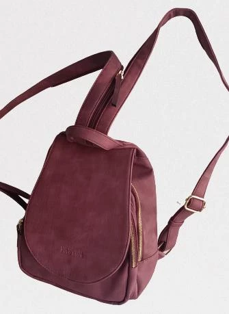 Çanta 90214 Los Angales Polo Club Model 6411 Fuşya Suni Deri El Yapım - 6