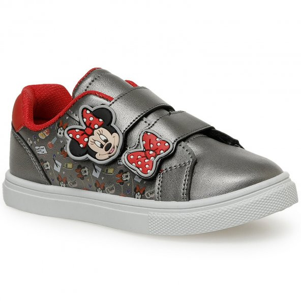 Mickey Mouse Borind Lisanslı Rahat Cırtlı Kız Çocuk Sneaker