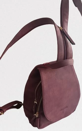 Çanta 90214 Los Angales Polo Club Model 6411 Fuşya Suni Deri El Yapım - 4