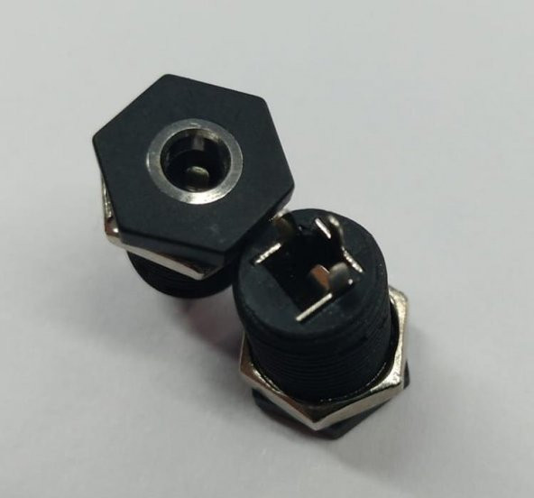 3.5 mm TRS Stereo Dişi Şase Tipi Altıgen Plastik Jack - 2