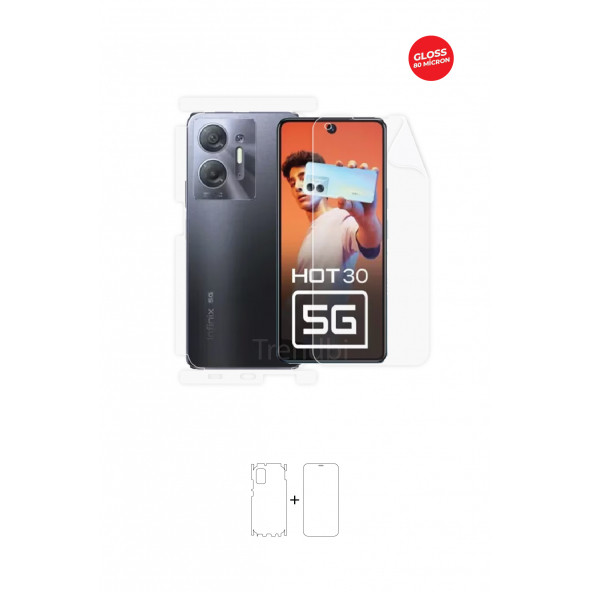 INFİNİX HOT 30 5G TPU FULL BODY ÖN ,ARKA VE YAN 360 DERECE KORUYUCU FİLM ürün görseli
