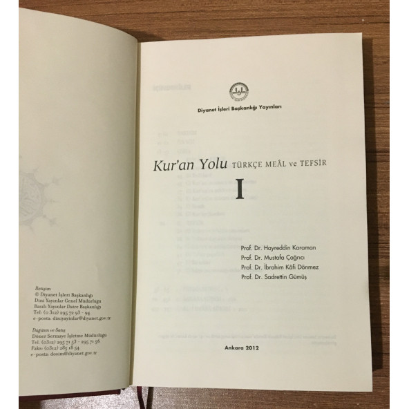 KUR'AN YOLU Türkçe Meal ve Tefsir 1....3.4.5.Ciltler - 2.Cilt Eksik - ( İKİNCİ EL ÜRÜN ) - 3