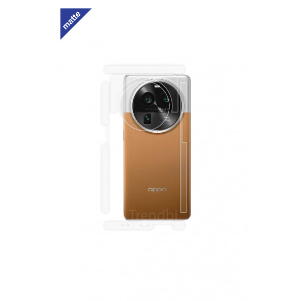 OPPO FİND X6 PRO MAT ARKA KAMERA VE ÜST KISMI KORUYAN FİLM ürün görseli