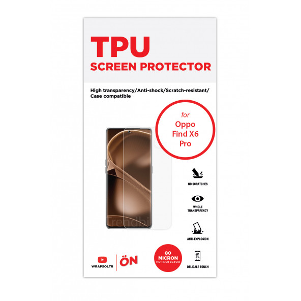 OPPO FİND X6 PRO EKRAN KORUYUCU TPU FİLM - 2