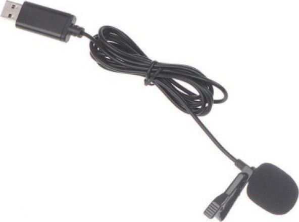 Usb Girişli Yaka Mikrofonu Kaliteli Ses Kablolu Mikrofon JH-044 - 2