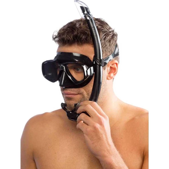 Cressi Perla Maske Mexico Şnorkel Seti  BLACK - 3