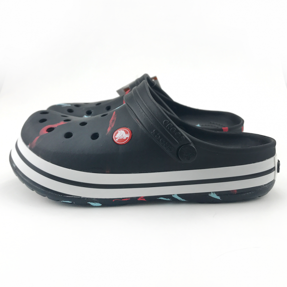 Crocs Crocband Siyah Desenli Unisex Terlik
