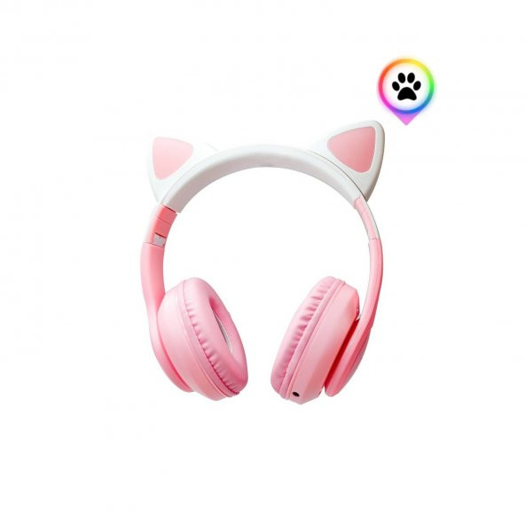 Kedi Kulaklık Pro 5.3  Rgb Led Bluetooth Kablosuz Kedi Kulaklık Çocuk - 11