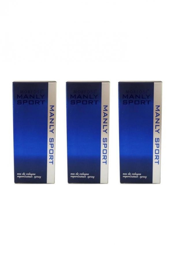 Manly Sport Edc 3 X 125 ml  Erkek Parfüm 0716706176931