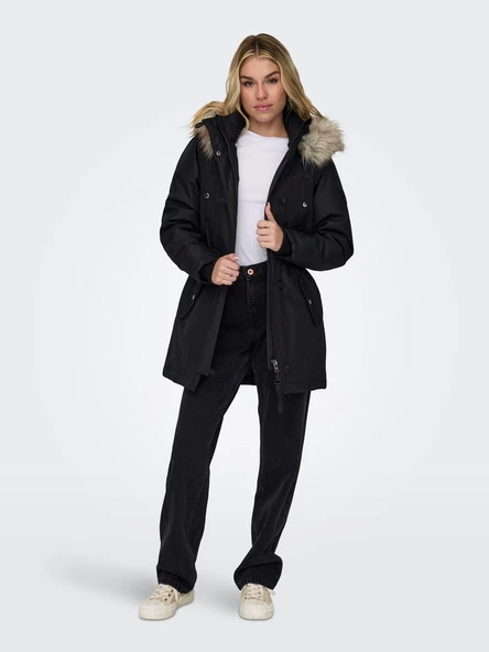 ONLY Bayan Parka Uzun Mont 15304625 - 3