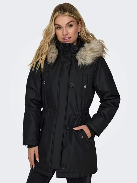 ONLY Bayan Parka Uzun Mont 15304625 - 4