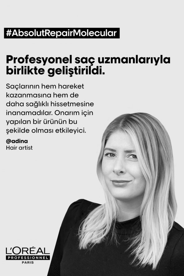 Loreal Professionnel Serie Expert Absolut Repair Molecular Tüm Yıpranmış Saçlar İçin Durulanan Serum 250 ml - 8