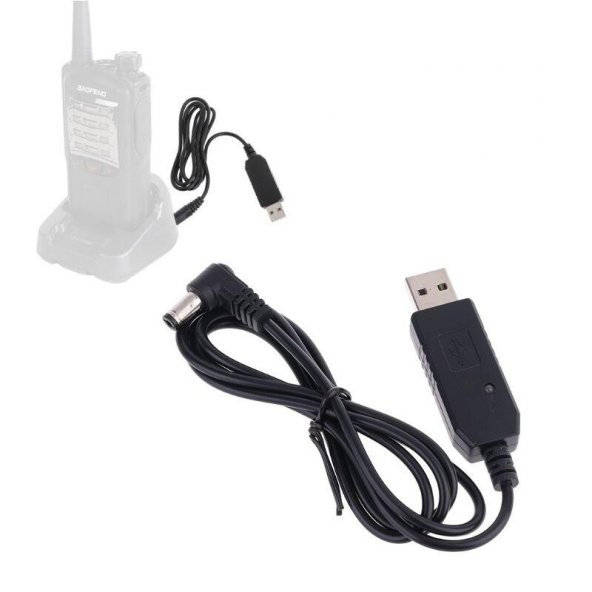 Baofeng vb. Telsiz Ara Usb Oto Şarj Kablo Uv82 Uv5r Uv-82 Uv-5