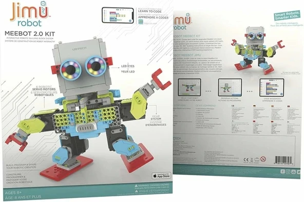 UBTECH JIMU Robot MeeBot 2.0 Uygulama Destekli ve Kodlama Kiti - 390 - 4