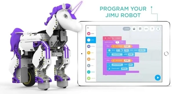 UBTECH Efsanevi Serisi: Unicornbot Kiti -  Kodlama Kök Öğrenme Seti - 3