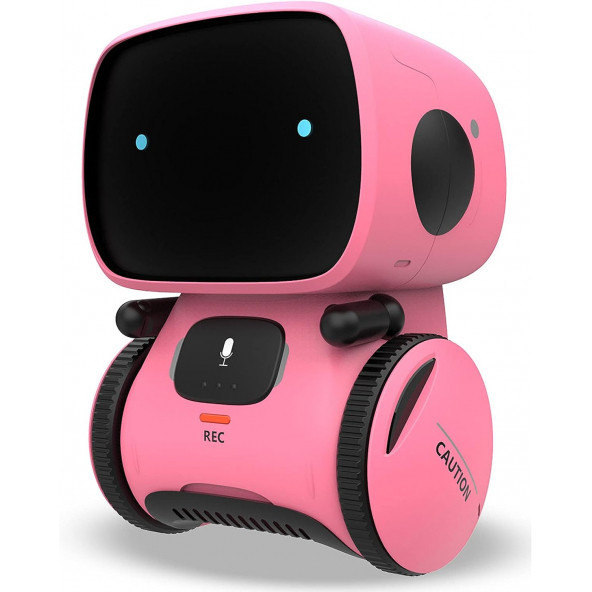 KaeKid Dokunmatik Sensörlü İnteraktif Akıllı Robotik - Pembe