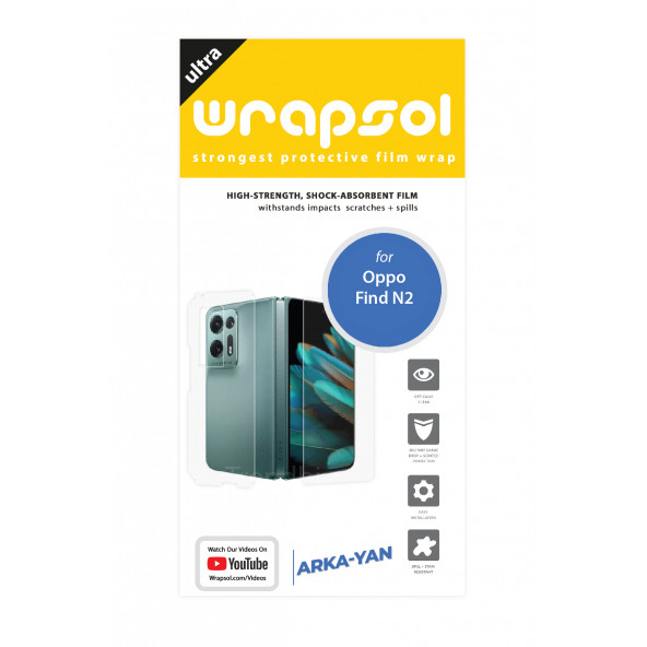 OPPO FİND N2 ARKA VE YAN KORUYUCU POLİÜRETAN FİLM - Resim 2