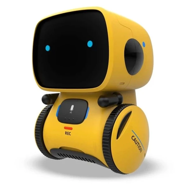 KaeKid Dokunmatik Sensörlü İnteraktif Akıllı Robotik - Sarı