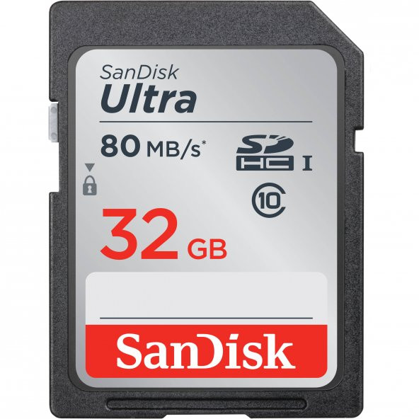 Sandisk Ultra SDHC UHS 32GB Class 10 SDSDUNC-032G-GN6IN Hafıza Kartı