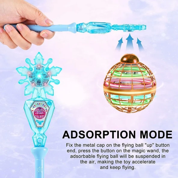 Tikduck Uçan Küre Topu ve Sihirli Değnek - Turuncu - 4