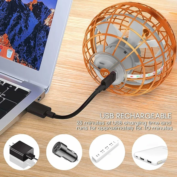 Tikduck Uçan Küre Topu ve Sihirli Değnek - Turuncu - 3