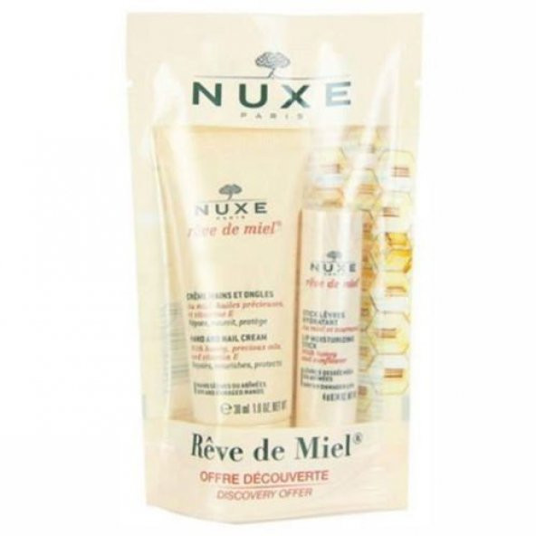 Nuxe Reve De Miel Mini Set ( El Kremi ve Dudak Kremi )