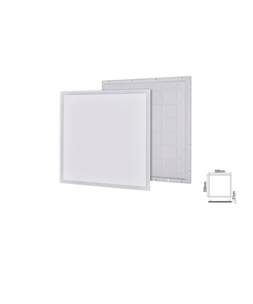 42W 60X60 Backlight Led Panel Armatür Beyaz Işık 2 Adet