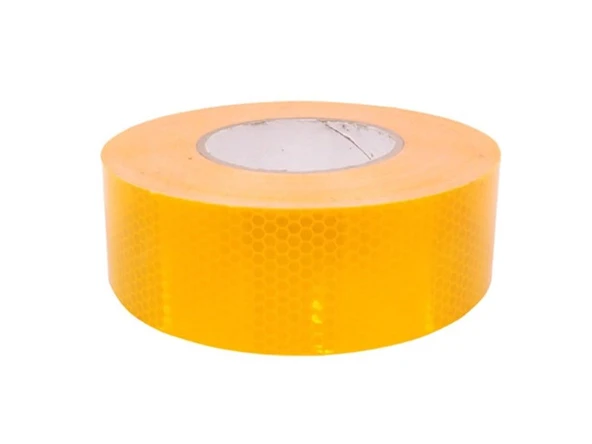 Sarı Renk Reflektörlü Reflektiv Şerit Bant 5 Metre 5 Cm Tüvtürk Uyumlu - Resim 4