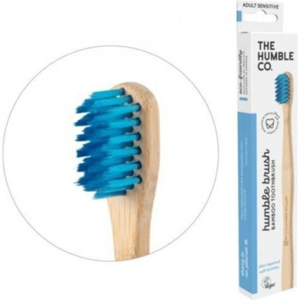 Humble Brush Yetişkin Hassas Mavi Diş Fırçası