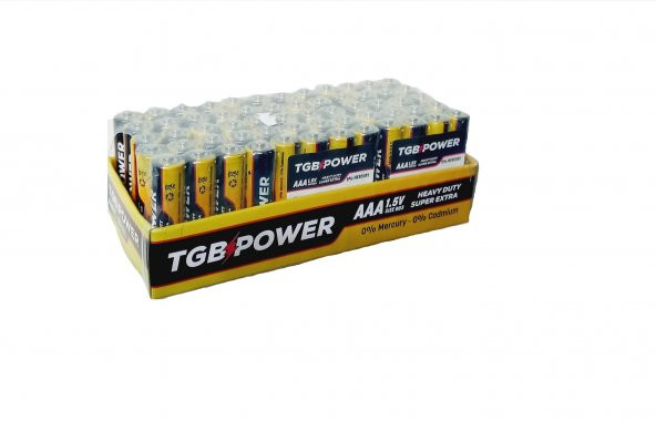 Tgb Power Uygun AAA Kumanda İnce Kalem Pil 12 Adet