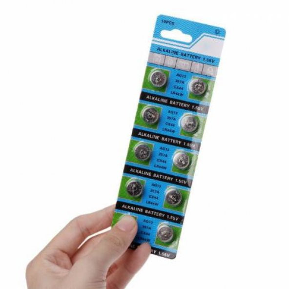 Ag13/lr44/357a Düğme Saat Pil 10 Adet - 2
