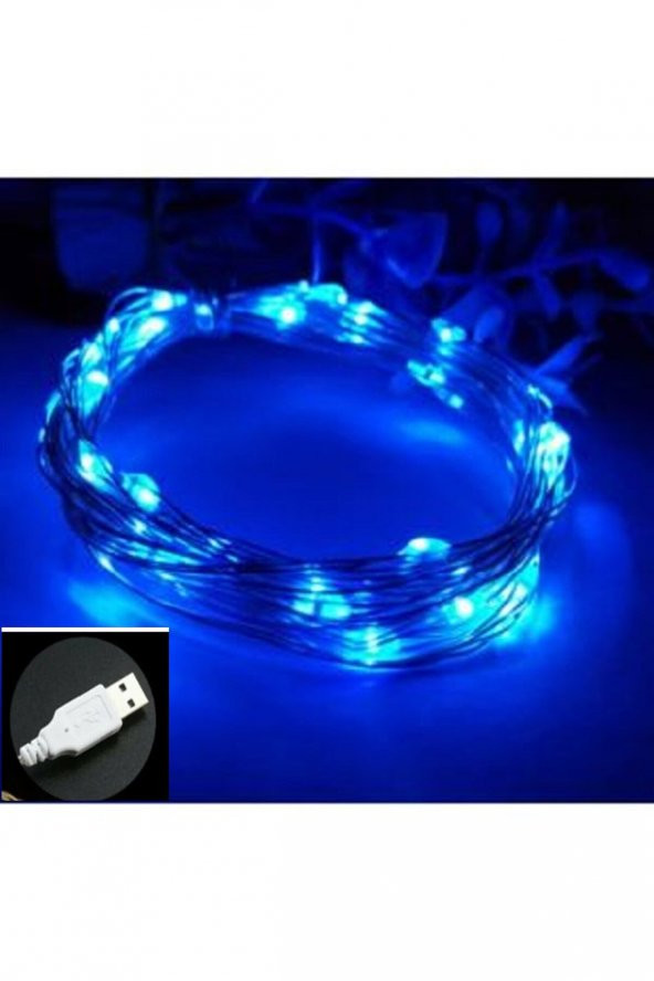 Peri Led Işık 10 Metre Usbli Mavi - 3