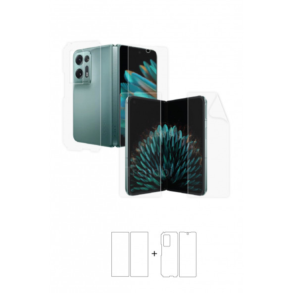 OPPO FİND N2 FULL BODY ÖN ARKA VE YAN TAM KAPLAMA KORUYUCU POLİÜRETAN FİLM ürün görseli