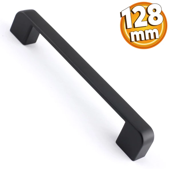 Aksaray Gölcük Oval Mobilya Mutfak Çekmece Dolap Dolabı Kulpu Kulbu Siyah Metal 128 Mm Kulpları