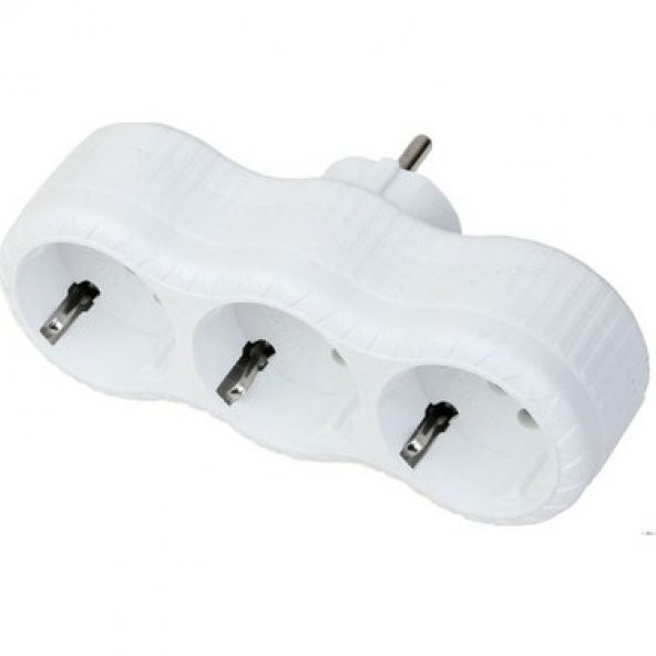 3LÜ TOPRAKLI  NÜLİFER FİŞ PRİZ- 1 ADET ürün görseli 1