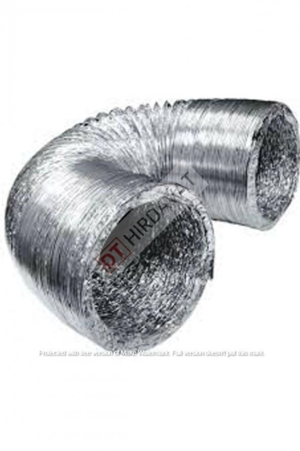 10 Metre Esnek Bükülür Aspiratör Havalandırma Borusu 120 Mm X 10metre - 2