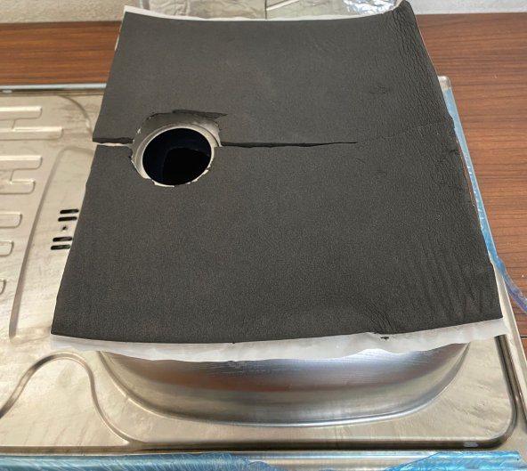 Lavabo Evyeler Paslanmaz Altına Ses Kesici Yalıtım Ped  Levha 30x30cm - 3