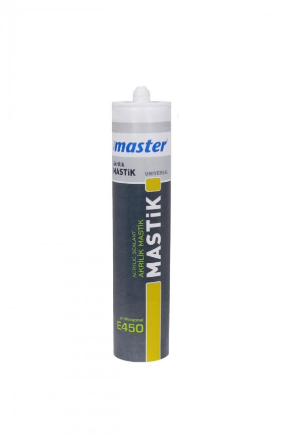Profesyonel Kalite Gri Renk Silikonize Akrilik Mastik 450gr-310ml - 2