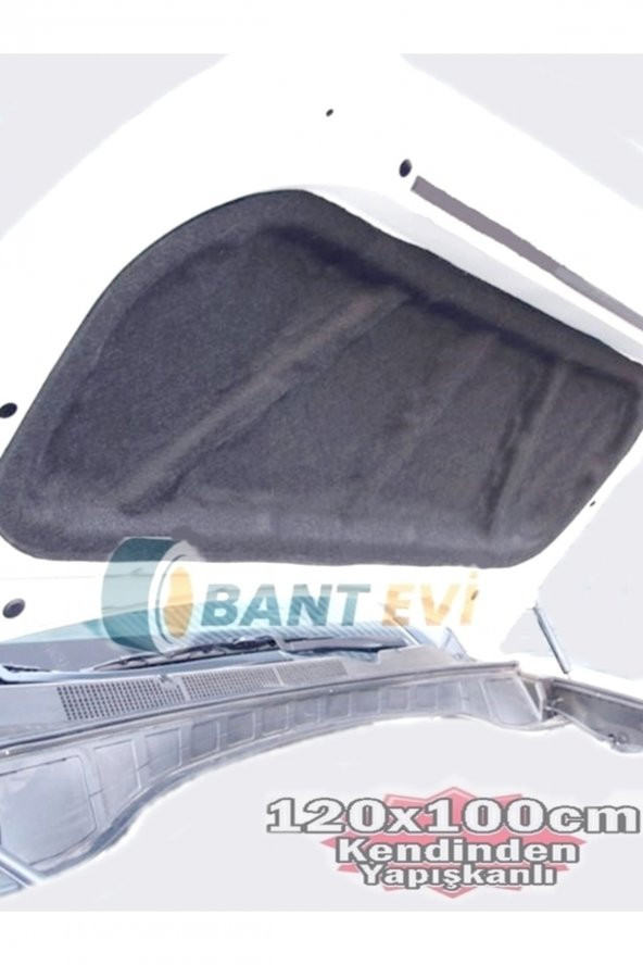 100cmx120cm 1,2m2 Araç Kaput Altı 6mm Davlumbaz Ve Kapı içi Izolasyon 6mm Yapışkanlı Karavan Oto Ses - 2