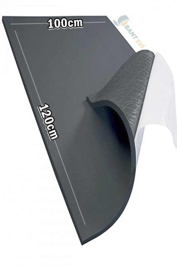 Kaput Altı Izolasyon 120x100cm 6mm Kendinden Yapışkanlı Oto Ses Ve Isı Yalıtım Süngeri Bantevi - 2