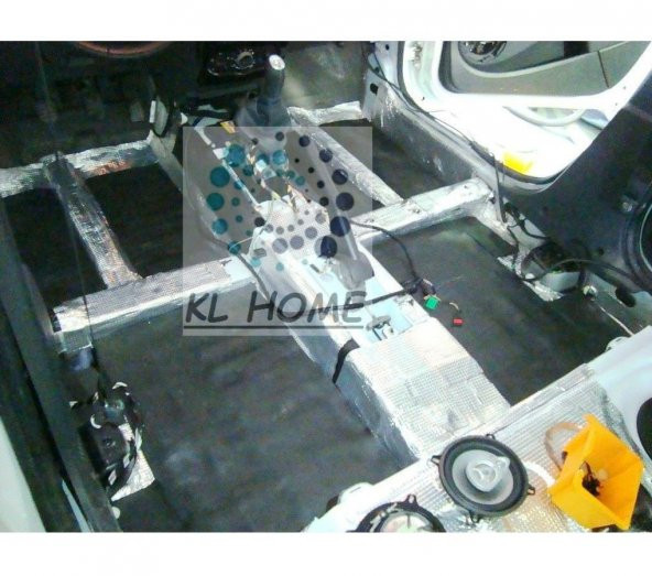 9mm 60x100cm YAPIŞKANLI OTO KARAVAN EV SES AKUSTİK KAUÇUK YALITIM KL HOME - 2