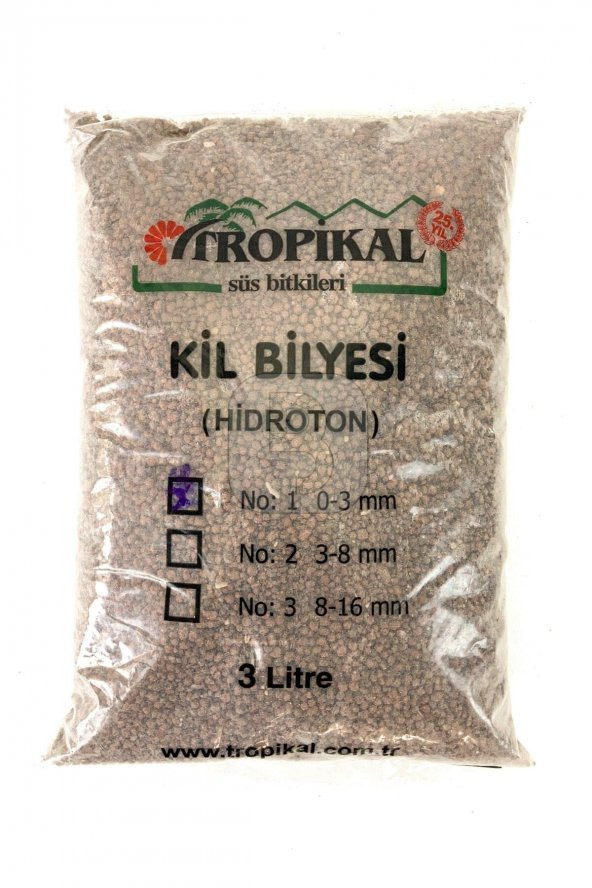 Kil Bilyesi 3lt. 0-3mm. Hidroton ürün görseli 1