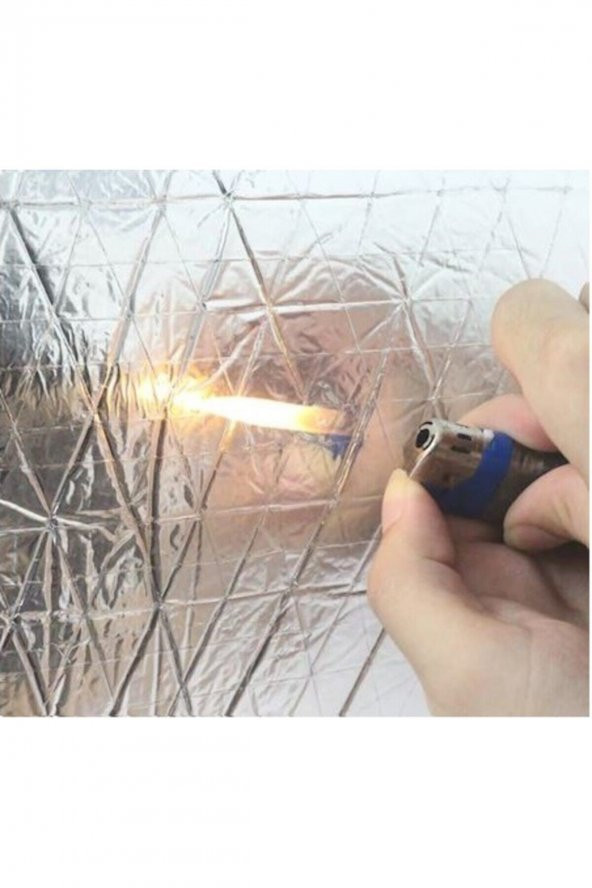 Kaput Altı Alüminyum Folyolu Kendinden Yapışkanlı Kaucuk Ses Yalıtım Levhası 6 Mm 100x150 - 2