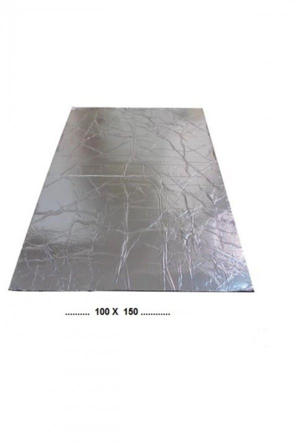 Kaput Altı Alüminyum Folyolu Kendinden Yapışkanlı Kaucuk Ses Yalıtım Levhası 6 Mm 100x150 - 3