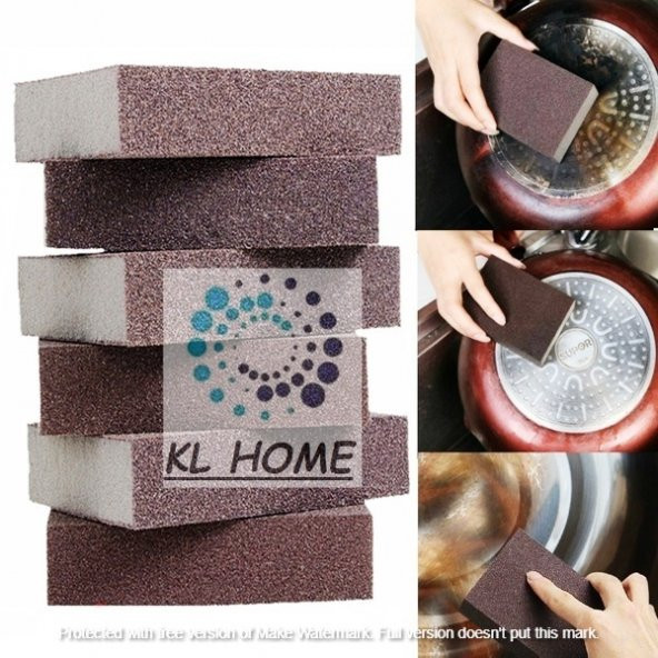 Yeni Nesil Temizlik İçin Tencere Tava Çelik Metal Ahşap Eşyalar Atlas Marka Sünger Zımpara Takoz (1 adet)  KL HOME - Resim 3