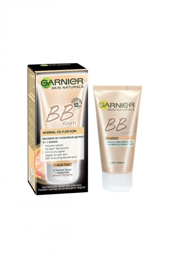 BB KREM garnıer Açık Ton Spf 15 50 Ml 3600541195967 KAR46KOZ